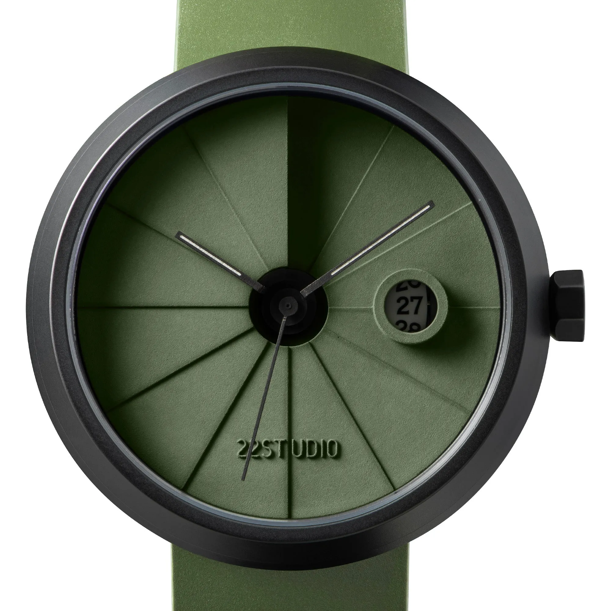 4D Concrete Watch 44mm Moss Edition