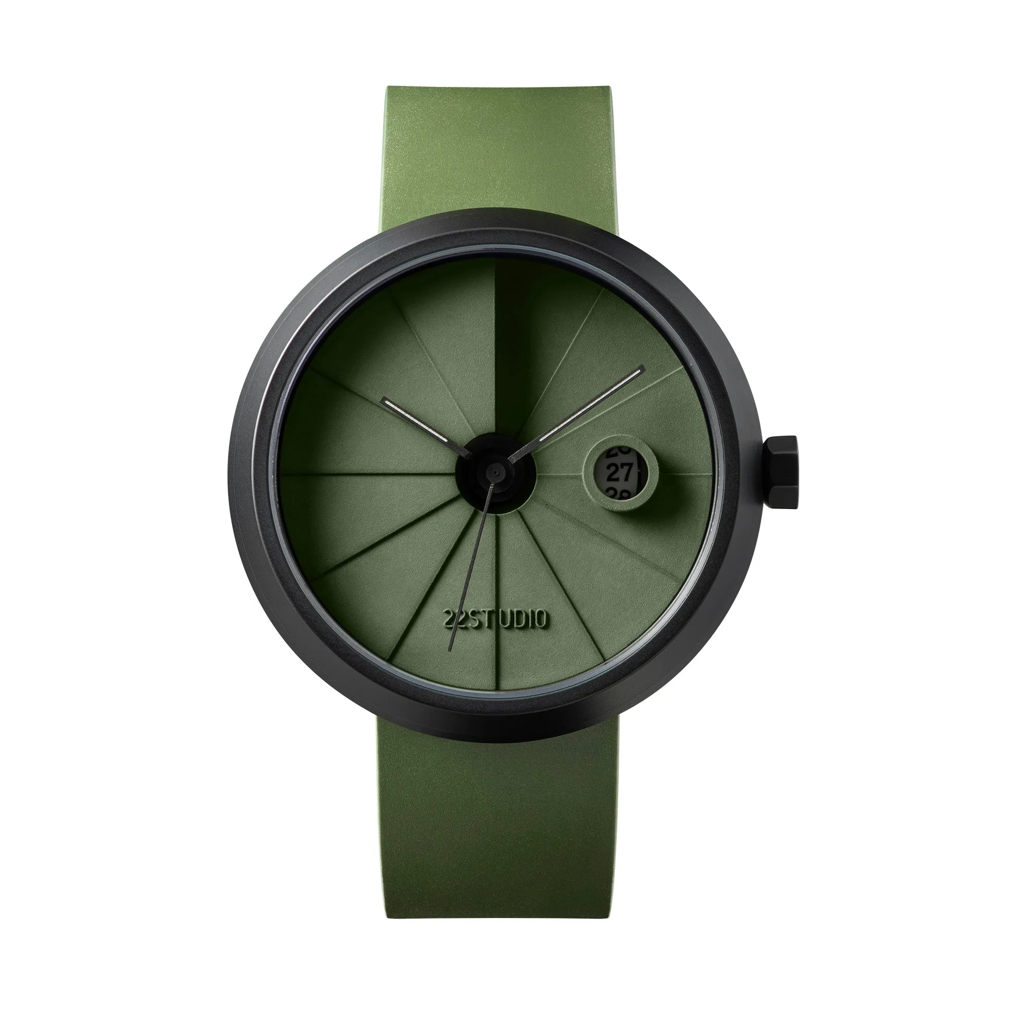 4D Concrete Watch 44mm Moss Edition