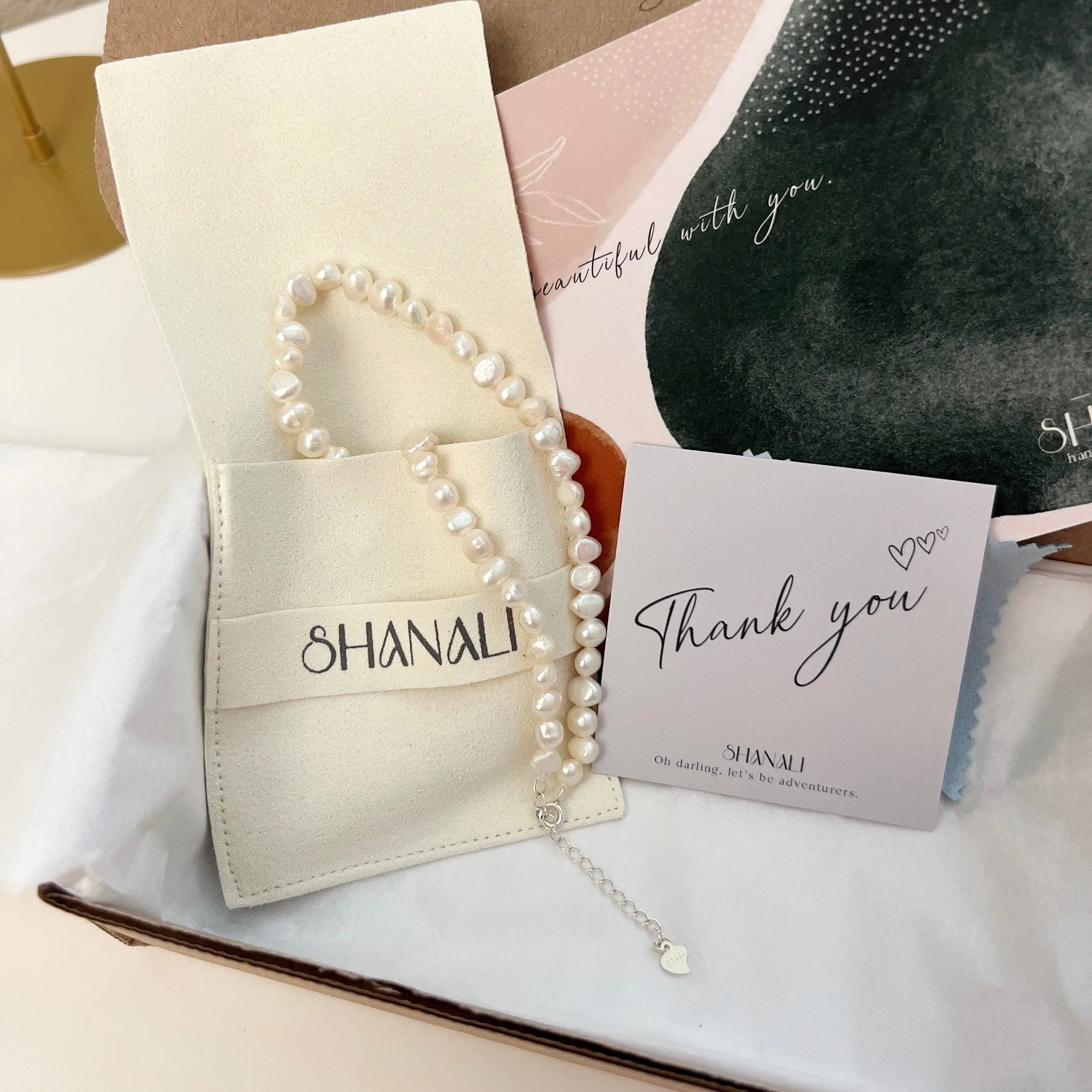 Baroque Pearl Beaded Necklace