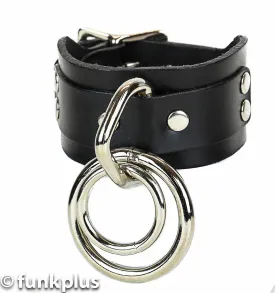 Buckle Double Ring Bondage Bracelet