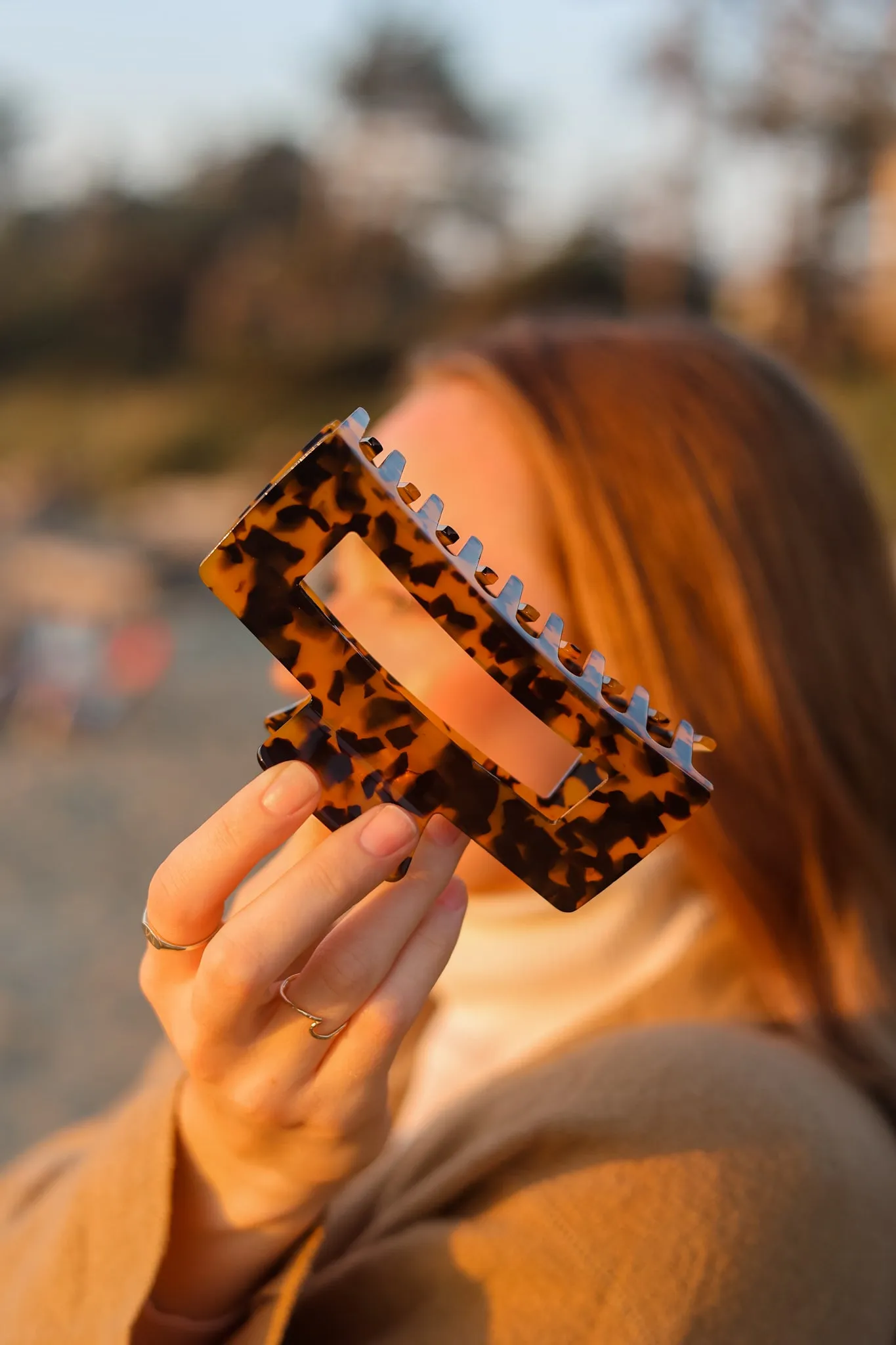 Cellulose Acetate Claw Clip - Tortoise