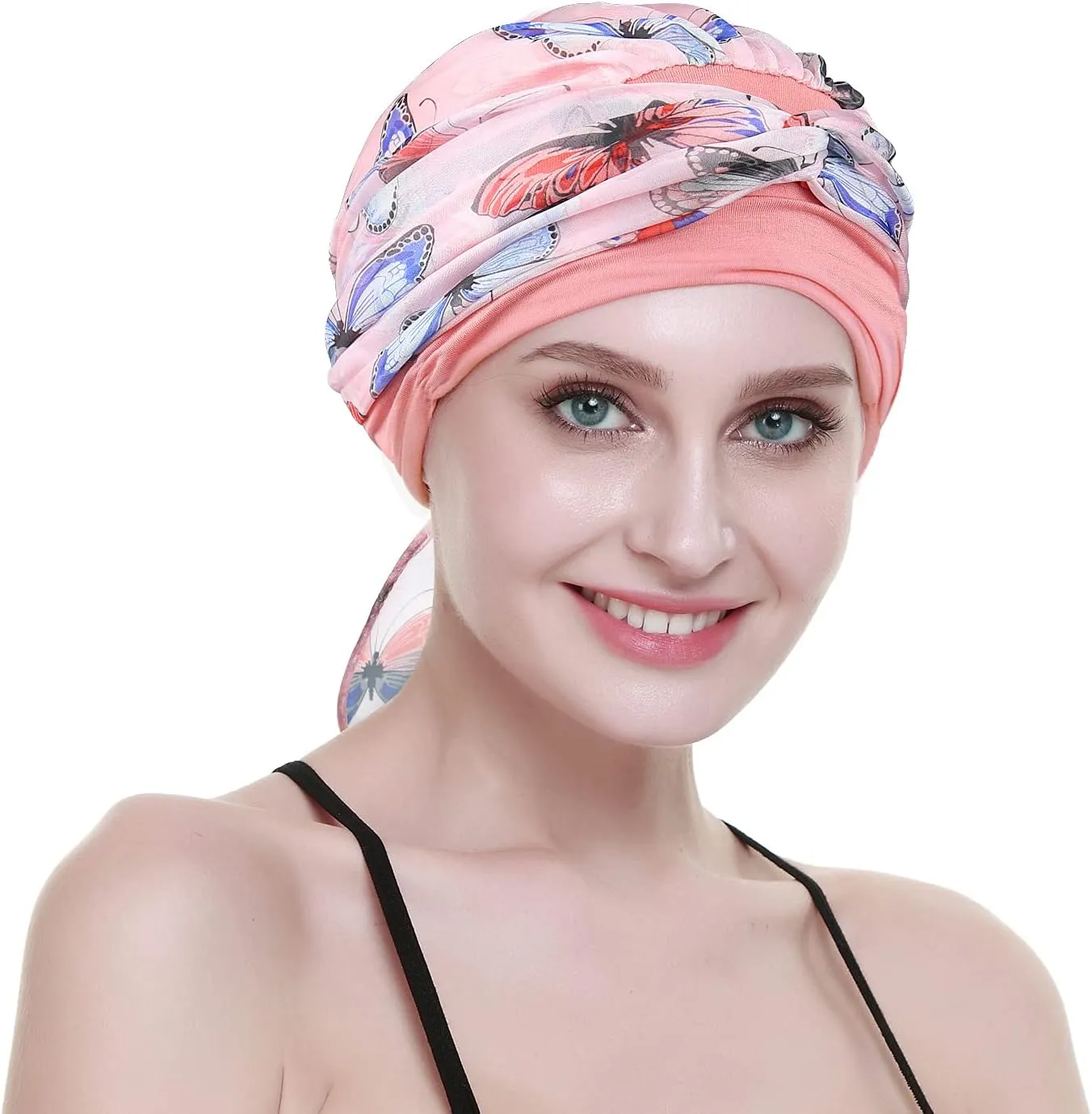 Chemo Headwear Turbans for Women Long Hair Head Scarf Headwraps Cancer Hats