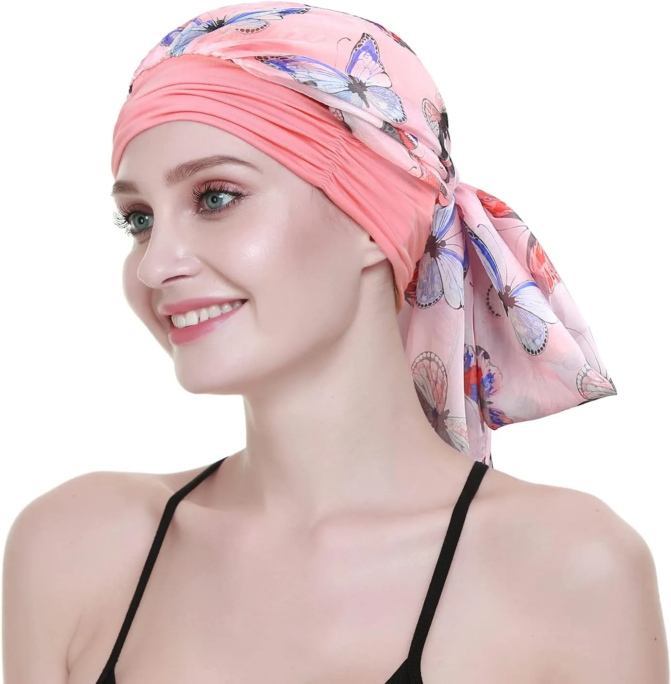 Chemo Headwear Turbans for Women Long Hair Head Scarf Headwraps Cancer Hats