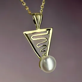 Chile Creek Staircase to the Moon Pearl Pendant