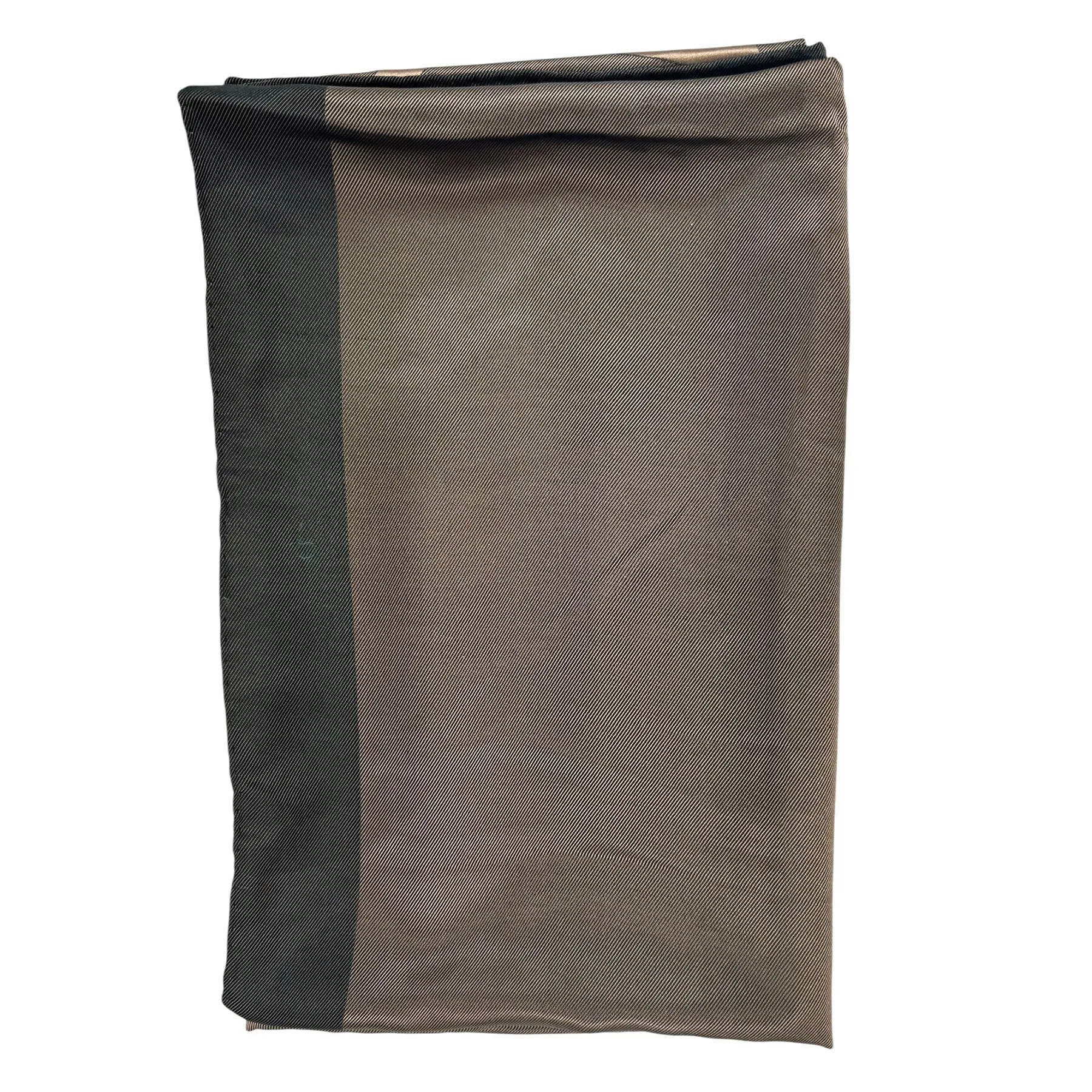 Elie Saab Scarf Bronze With Tonal Center Logo - Extra Large Silk Wrap SALE