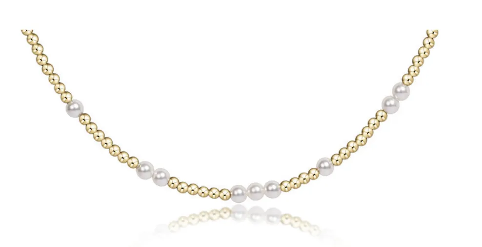 enewton 17" Choker Hope Unwritten 3mm Pearl