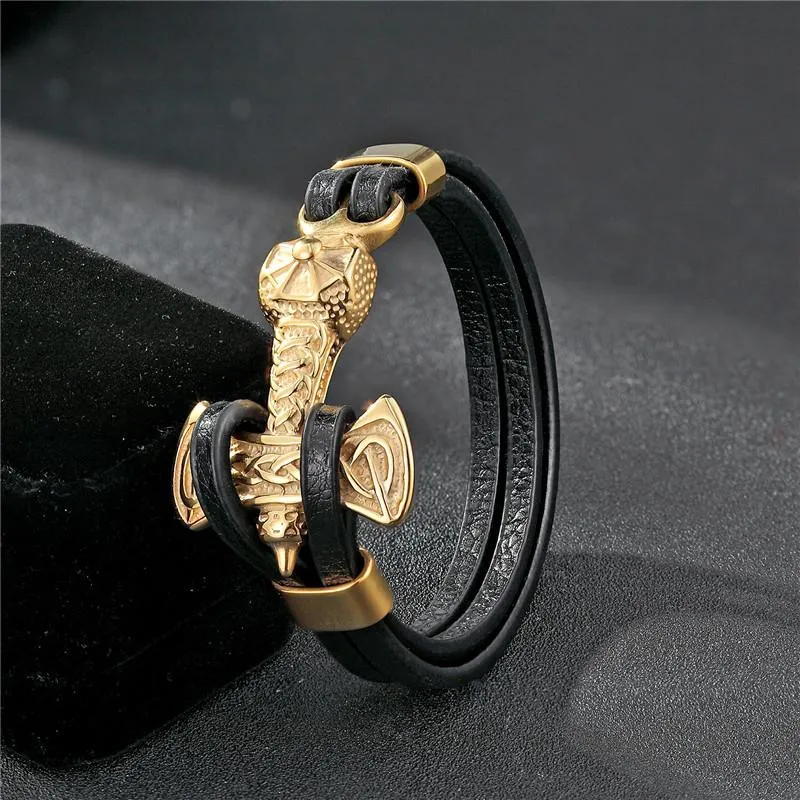 Gold Leo Lion Anchor Limited Edition Bracelet