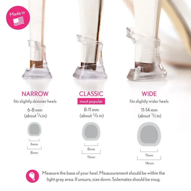 Heel Protectors: Single Pair (CLEAR)