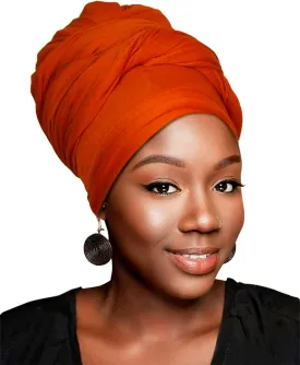HOMELEX Head Wraps Turbans Stretch Jersey Knit Headwraps Wrap Turban Scarf Tie for Women