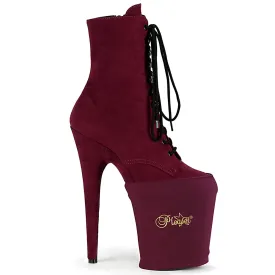 Pleaser Pole Shoe Protectors | Burgundy Lycra