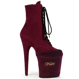 Pleaser Pole Shoe Protectors | Burgundy Velvet