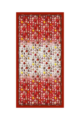 Red Ladies Designer Scarf