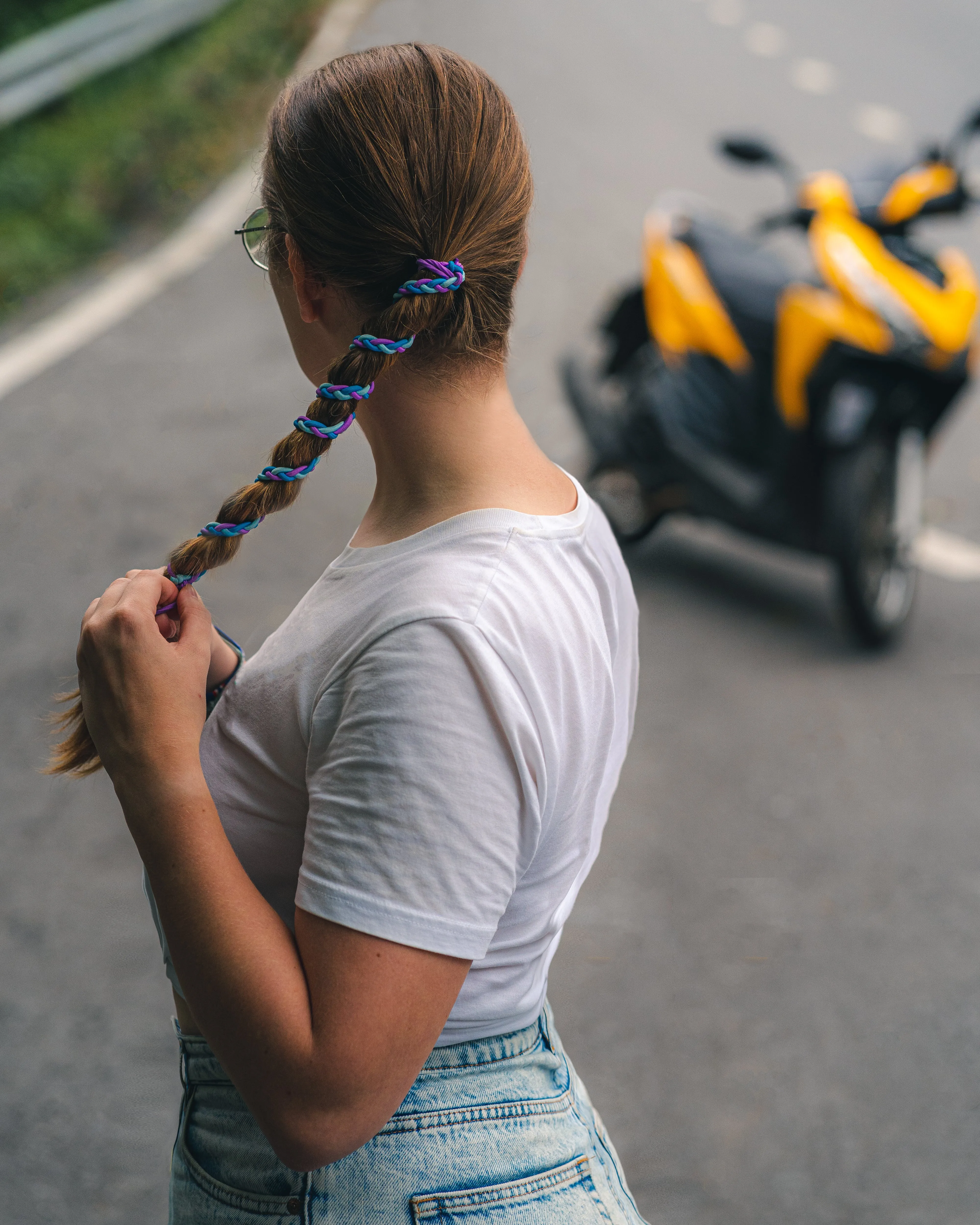Rip Tie Tangle Free Hair Tie - Rippled Water