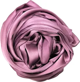 Shanlin Silk Feel Long Satin Patterned & Solid Color Scarves for Women in Gift Box