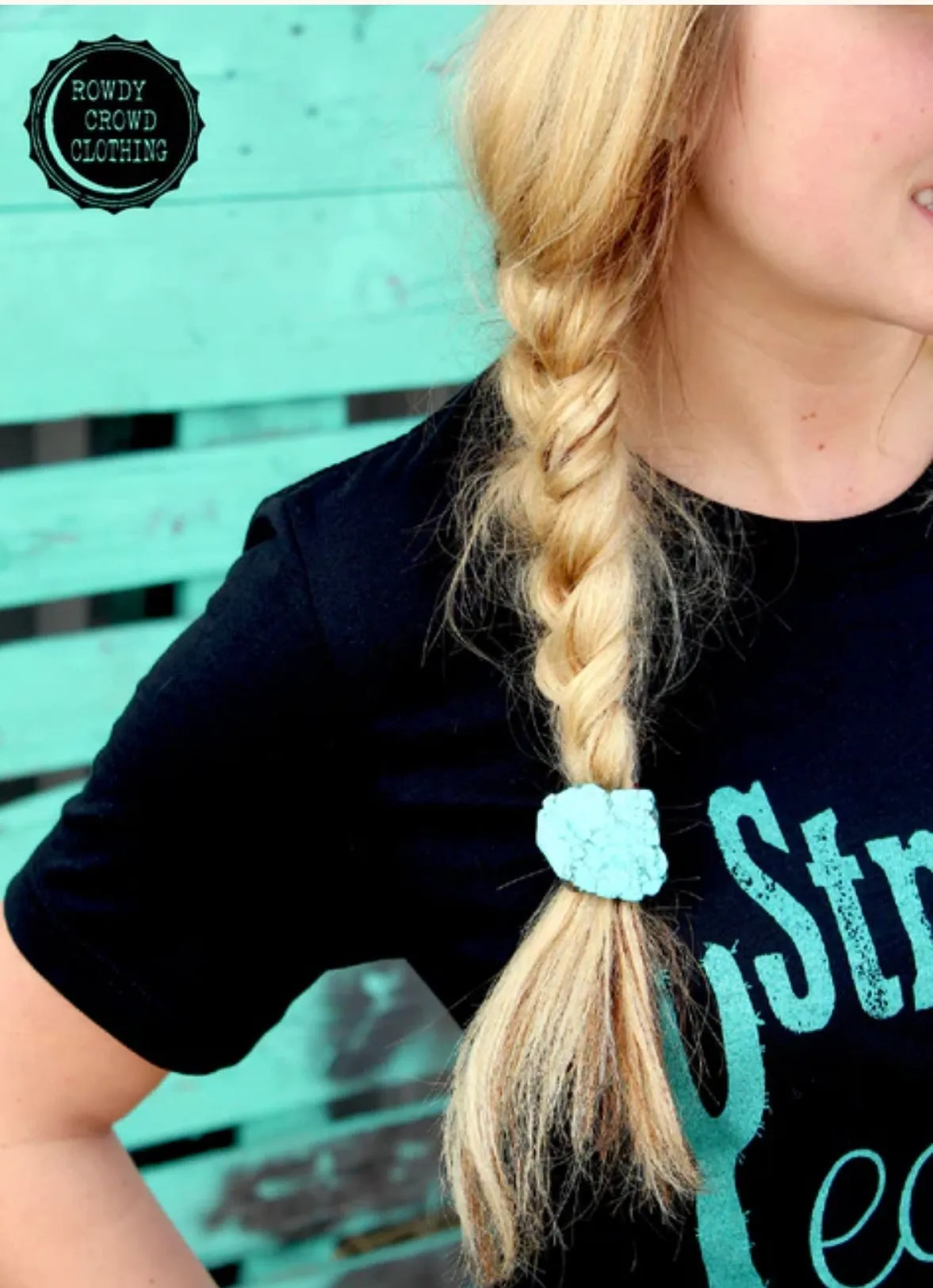 Turquoise Stone Hair Tie