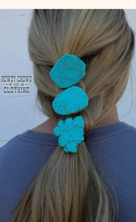Turquoise Stone Hair Tie